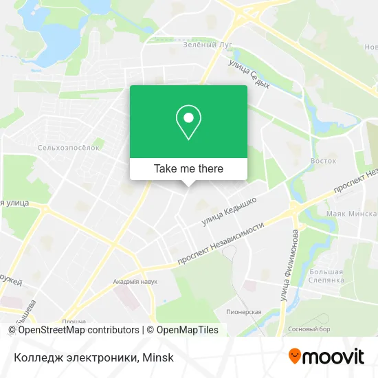 Колледж электроники map