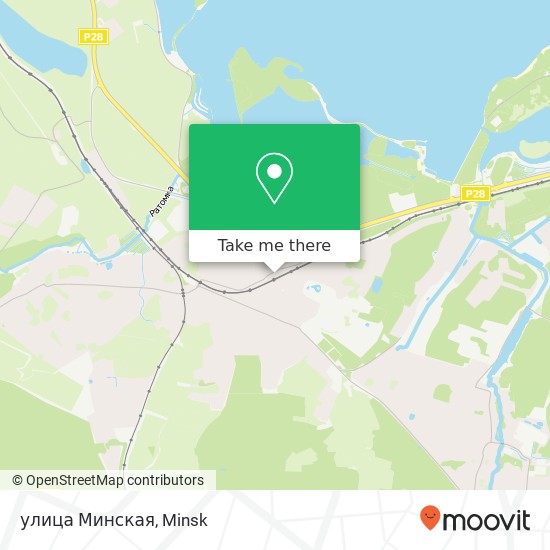 улица Минская map