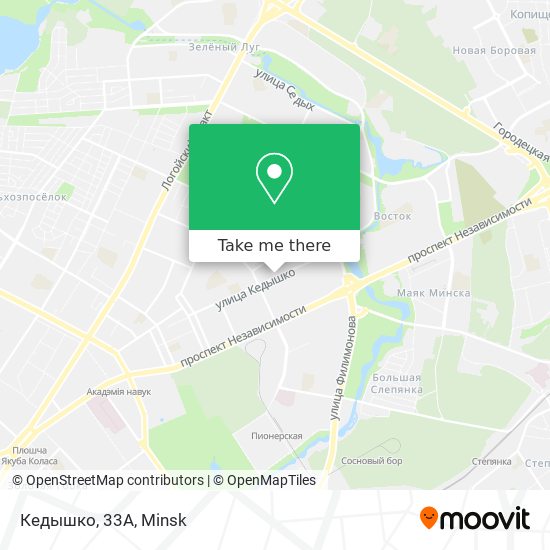 Кедышко, 33А map