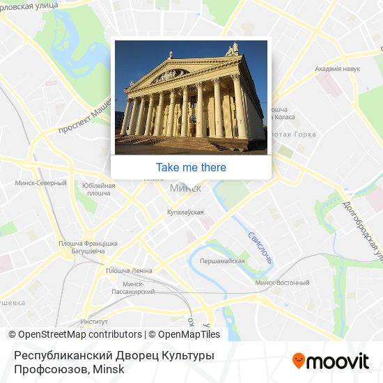 Республиканский Дворец Культуры Профсоюзов map