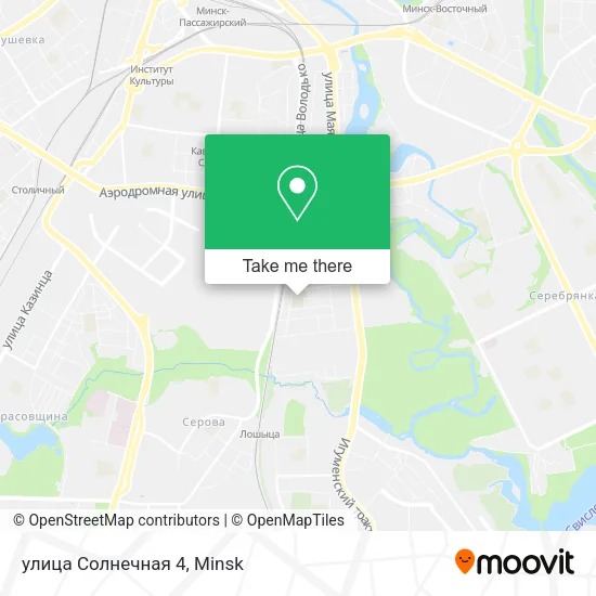 улица Солнечная 4 map