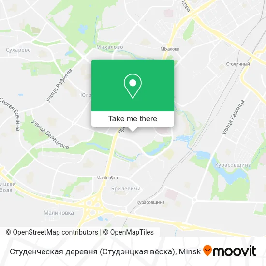 Студенческая деревня (Студэнцкая вёска) map