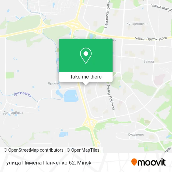 улица Пимена Панченко 62 map