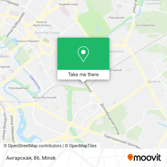 Ангарская, 86 map