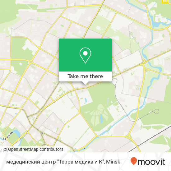 медецинский центр "Терра медика и К" map