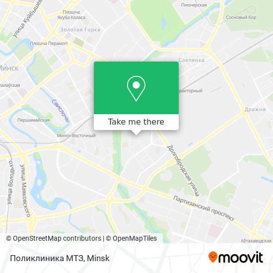 Поликлиника МТЗ map