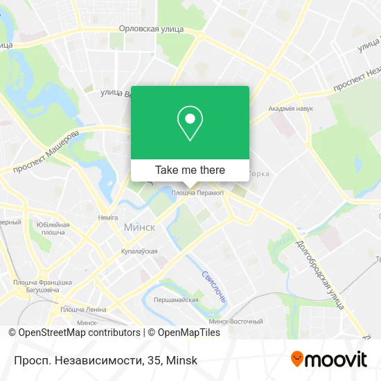 Просп. Независимости, 35 map