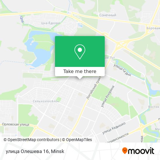 улица Олешева 16 map