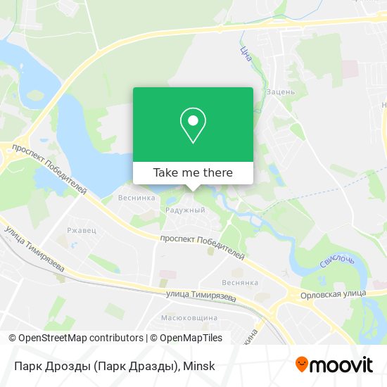 Парк Дрозды (Парк Дразды) map
