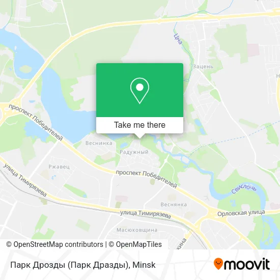 Парк Дрозды (Парк Дразды) map