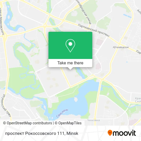 проспект Рокоссовского 111 map