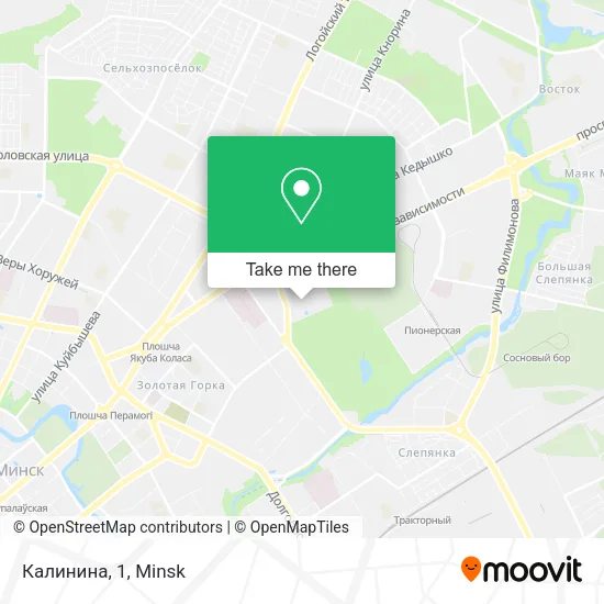 Калинина, 1 map