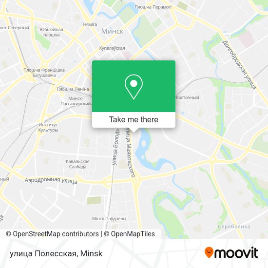улица Полесская map