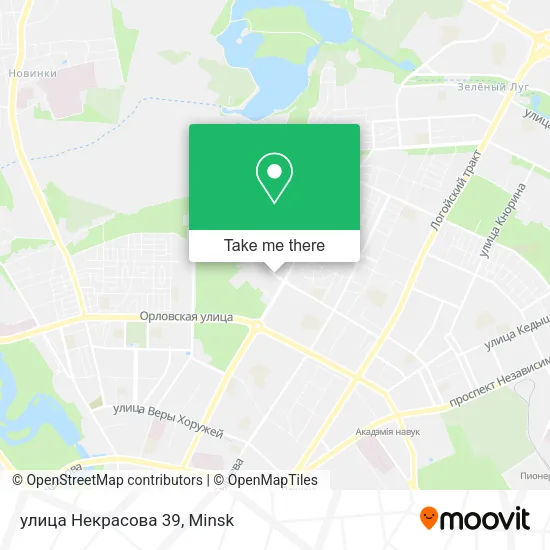 улица Некрасова 39 map