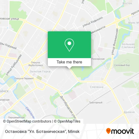 Остановка "Ул. Ботаническая" map