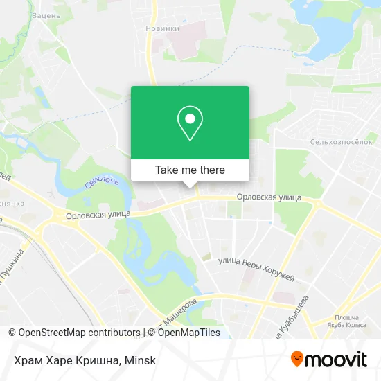 Храм Харе Кришна map