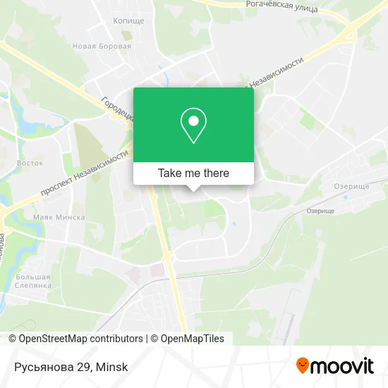Русьянова 29 map