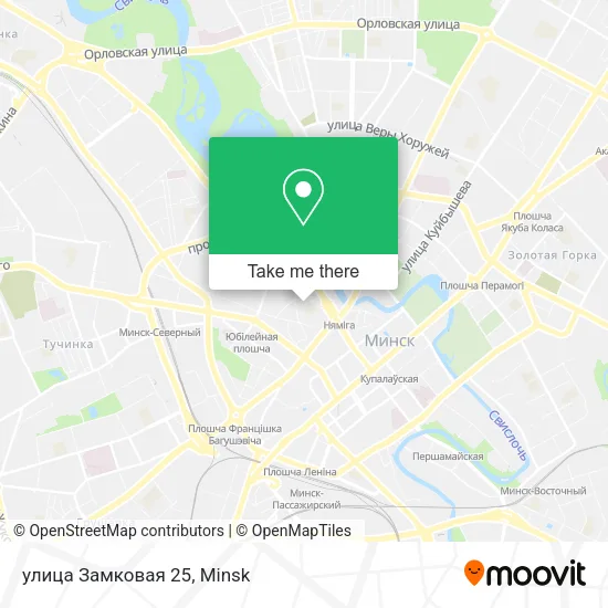 улица Замковая 25 map