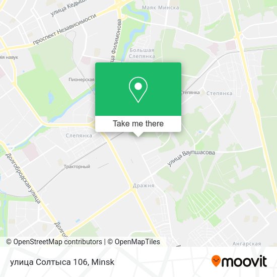 улица Солтыса 106 map
