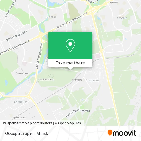 Обсерватория map