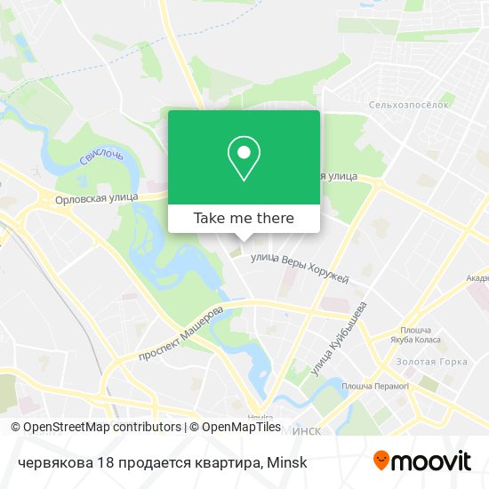 червякова 18 продается квартира map