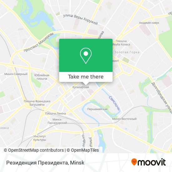 Резиденция Президента map