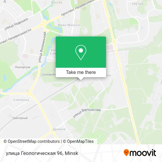 улица Геологическая 96 map