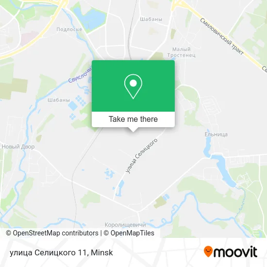улица Селицкого 11 map