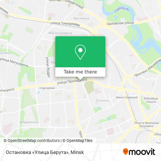 Остановка «Улица Берута» map