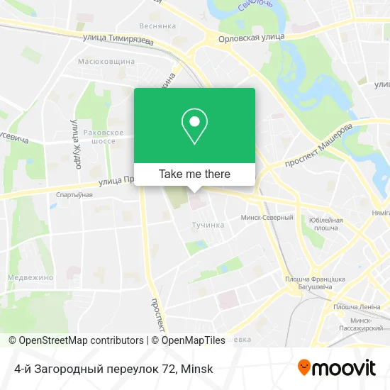 4-й Загородный переулок 72 map