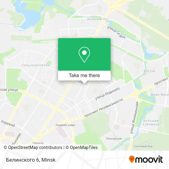 Белинского 6 map