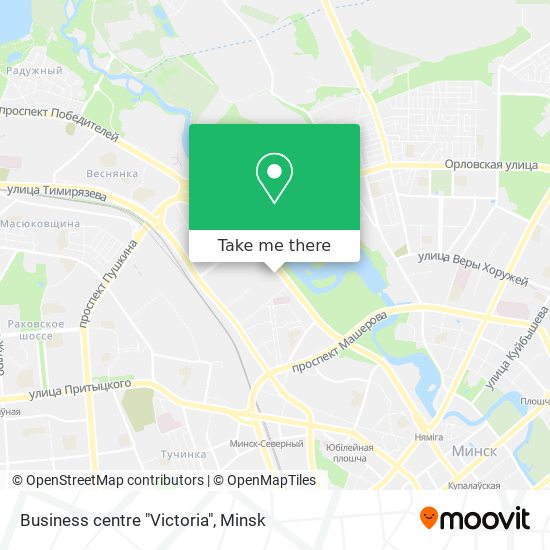 Business centre "Victoria" map