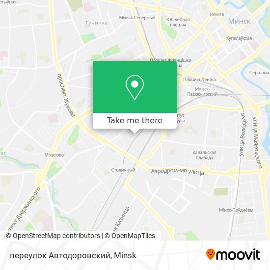 переулок Автодоровский map