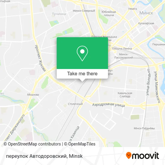 переулок Автодоровский map