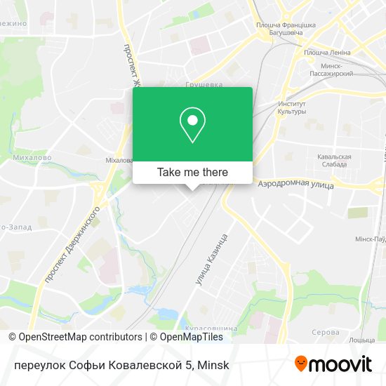 переулок Софьи Ковалевской 5 map