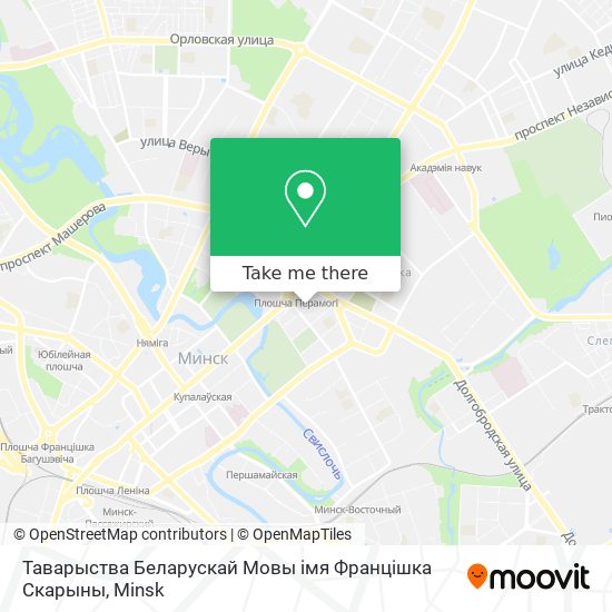 Таварыства Беларускай Мовы імя Францішка Скарыны map