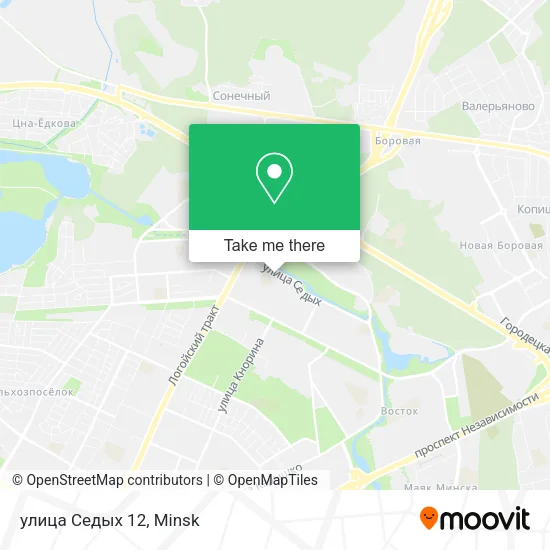 улица Седых 12 map