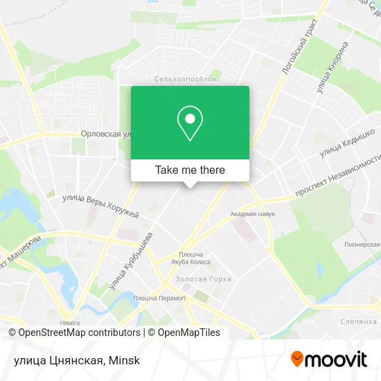 улица Цнянская map