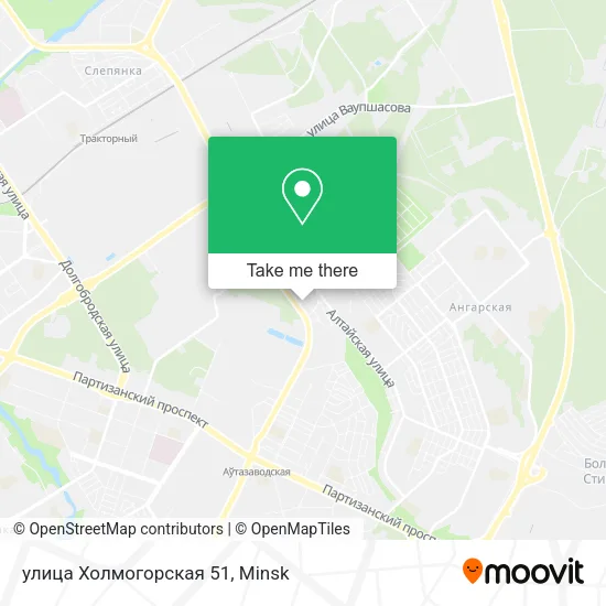 улица Холмогорская 51 map