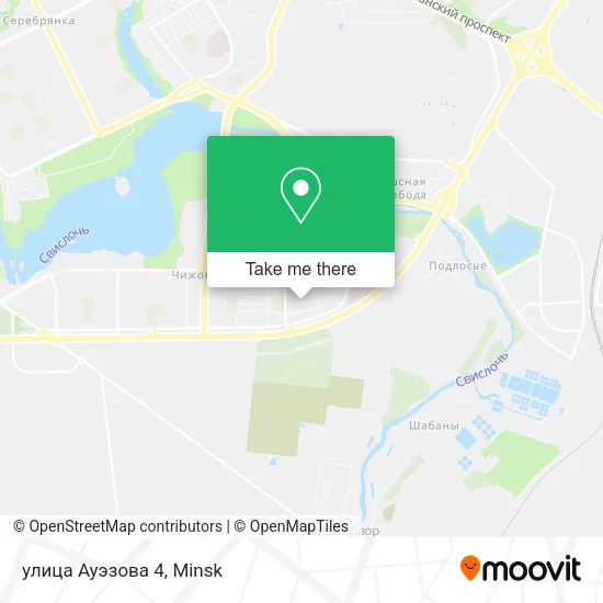 улица Ауэзова 4 map