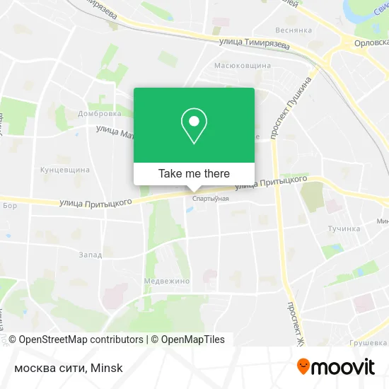 москва сити map