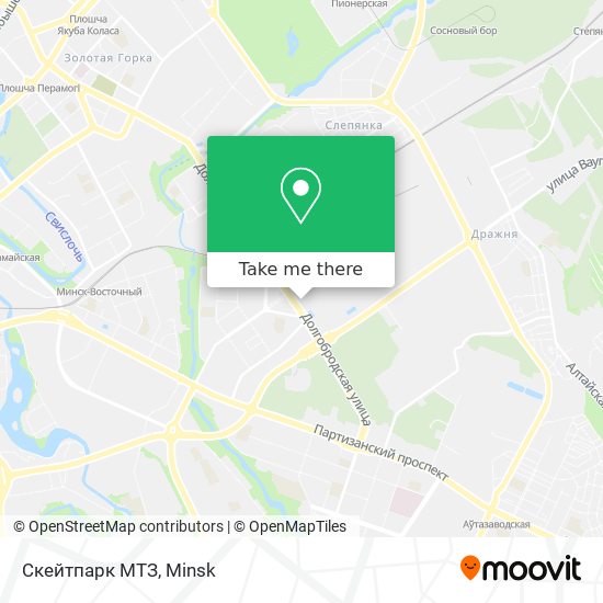 Скейтпарк МТЗ map