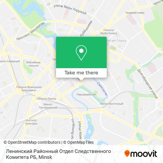 Ленинский Районный Отдел Следственного Комитета РБ map