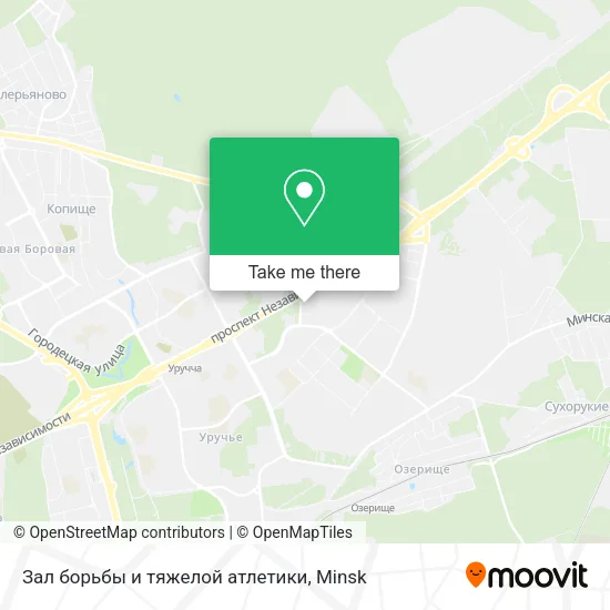 Зал борьбы и тяжелой атлетики map