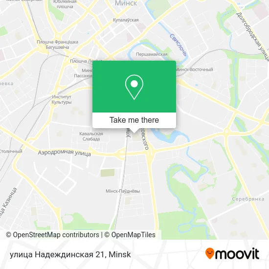 улица Надеждинская 21 map