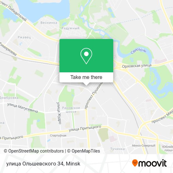 улица Ольшевского 34 map