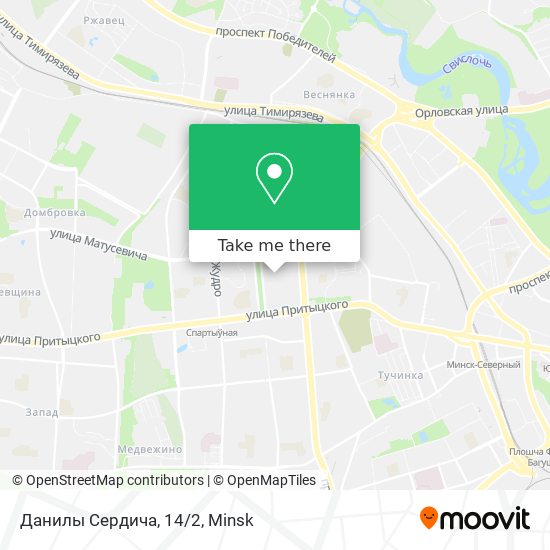 Данилы Сердича, 14/2 map