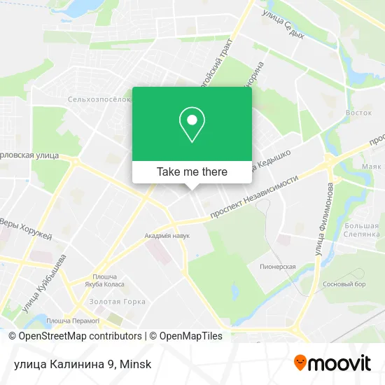 улица Калинина 9 map
