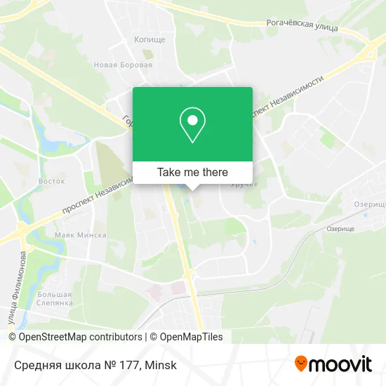 Средняя школа № 177 map
