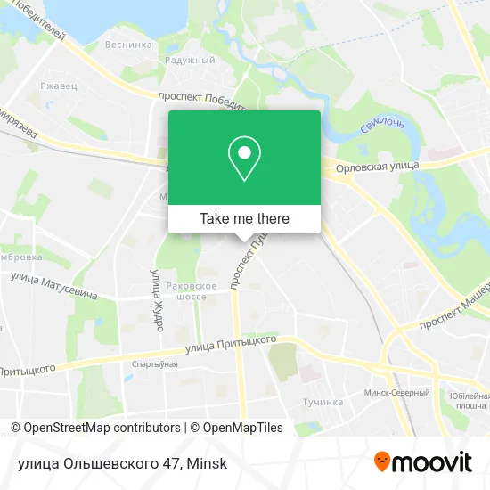 улица Ольшевского 47 map
